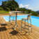 Farrah Square Bar Set With 2 Barstools