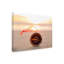 Art mural sur toile tendue - Jeff Poe, "Compass on beach", art mural pour salon, chambre à coucher ou bureau - 18 x 24
