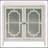White Console Table with 2 Doors