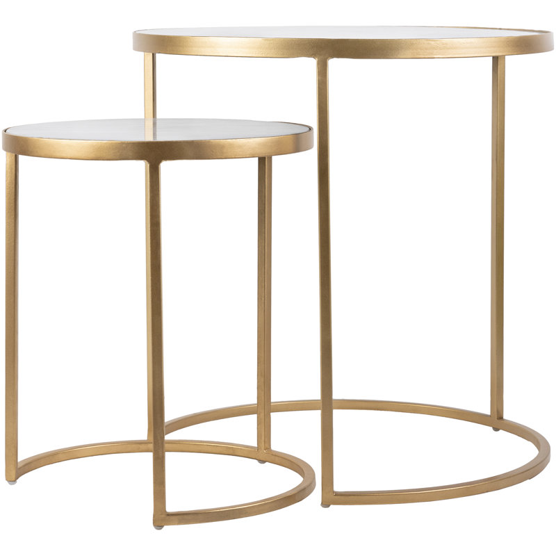 Tables gigognes Zenaida, gris