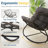 Egg Rocking Chair With Ottoman, All-Weather Wicker Lounge & Cushions-299226972
