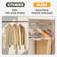 Meaha Clothes Hangers, Plastic Coat Hangers, Non-Slip, Space-Saving, Swivel Hook-962203751-962203745