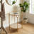 Laqwanda Glass Top End Table
