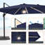 Parasol en porte-à-faux 120 po Lemay-355371614