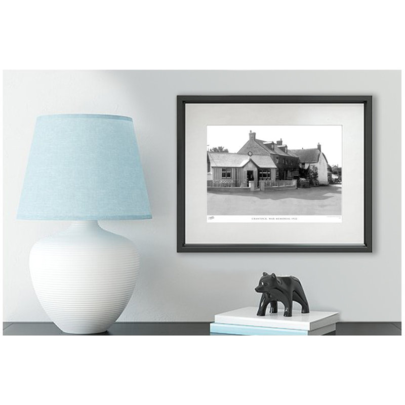 Crantock, War Memorial 1922 - Single Picture Frame Print, 45cm H x 60cm W x 2.3cm D