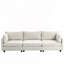 Canapé 3 places en tissu chenille profond-601297878