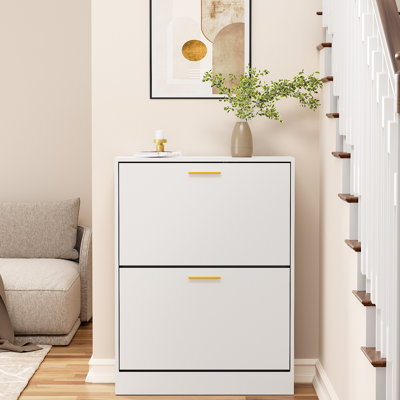 10 Pair Flip Down Shoe Storage