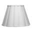 Scalloped 1-Light Wall Sconce, White Linen
