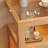 Soild Wood End Table With Led Light-1238154145