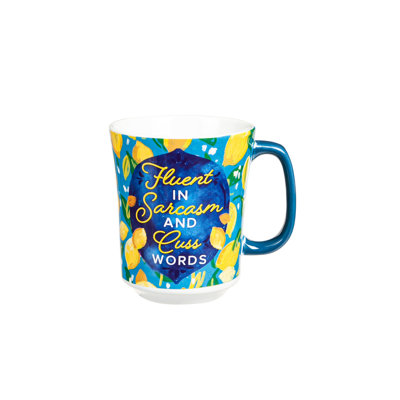 17 oz verre sans pied avec boîte, «I Am The Secret»