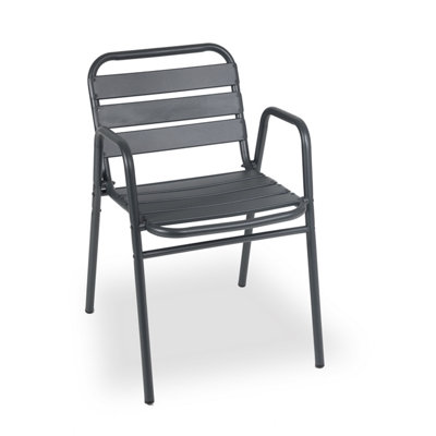 Bakari Stacking Patio Dining Armchair with Cushion