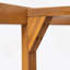 Tabouret d'extérieur en bois de teck avec coussin beige, ensemble de 2-2059313447