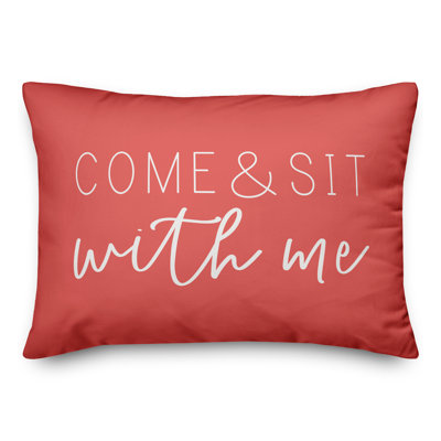  Housse et insert de coussin rectangulaire extérieur Come and Sit with Me