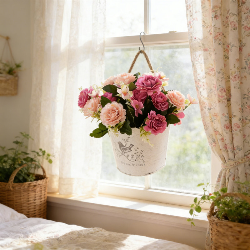Wall-Mounted Artificial Flower