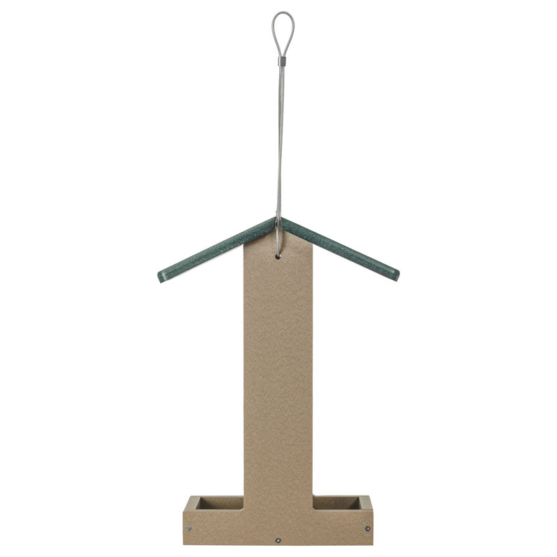 Mangeoire d'oiseaux recyclée, Vert