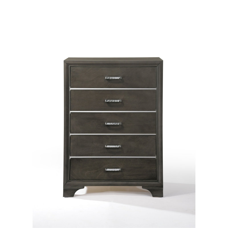 Commode à finition grise