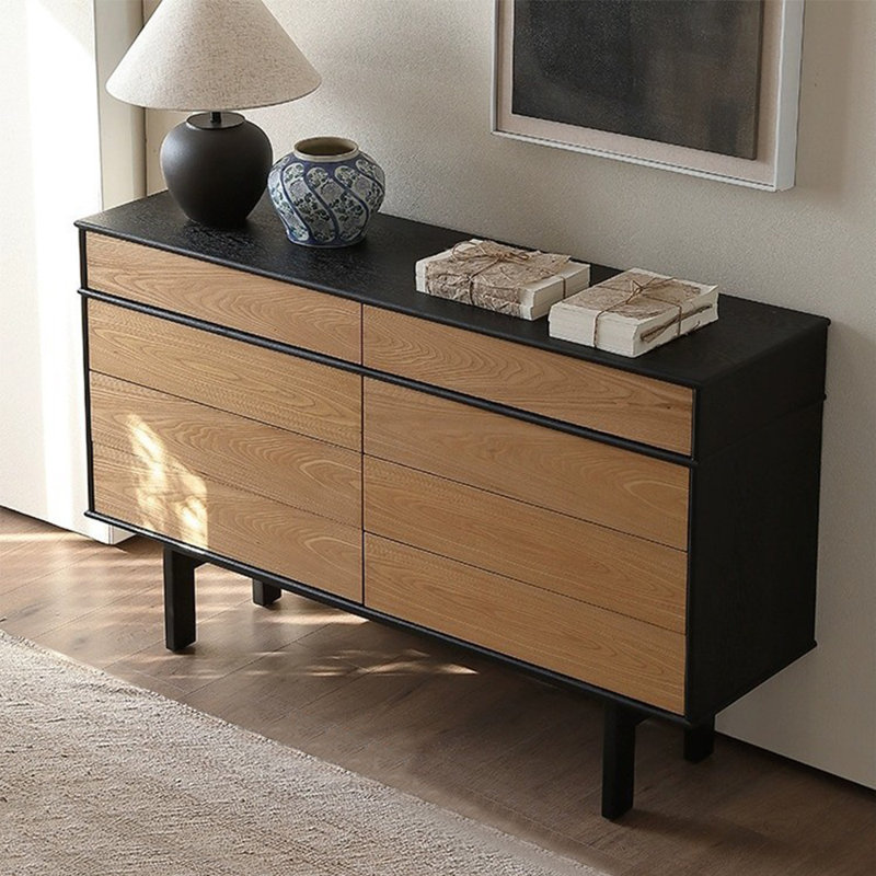 Armoire latérale de rangement moderne et minimaliste, H 33,66 po x l 55,12 po x P 15,75 po