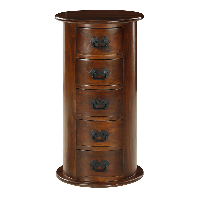 Sanabria 40cm W Solid Wood Bedside Table