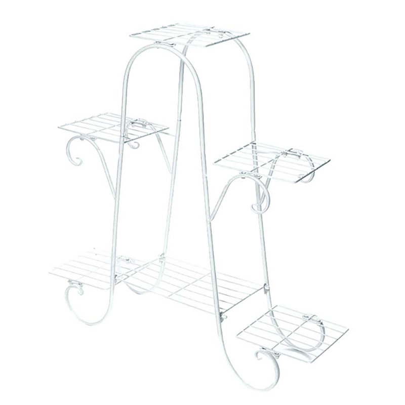 Eastep Metal Plant Stand, White
