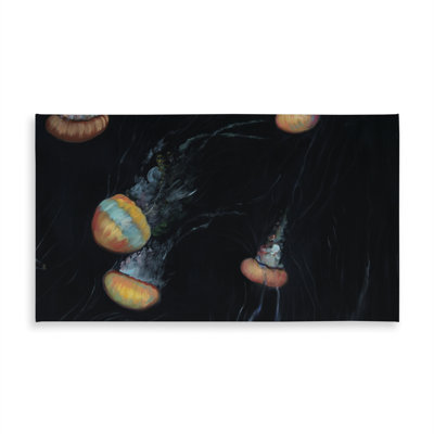 Colorful Jellyfish Tablecloth - Marine Bedroom Decor