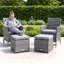 Napoli Upholstered Outdoor Ottoman
