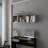Wall Cabinet With Pneumatic Arms And Open Storage