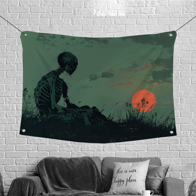 Microfiber Fabric Tapestry, 50" H x 60" W