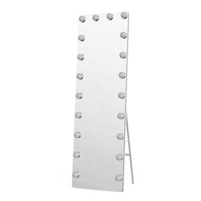 Ebern Designs Modern & Contemporary Lighted Full-Length Mirror with Tempered Glass & 3-Year Warranty