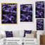 «Mauve noir parfumé», impression d'art mural en bambou-818186635-818186643