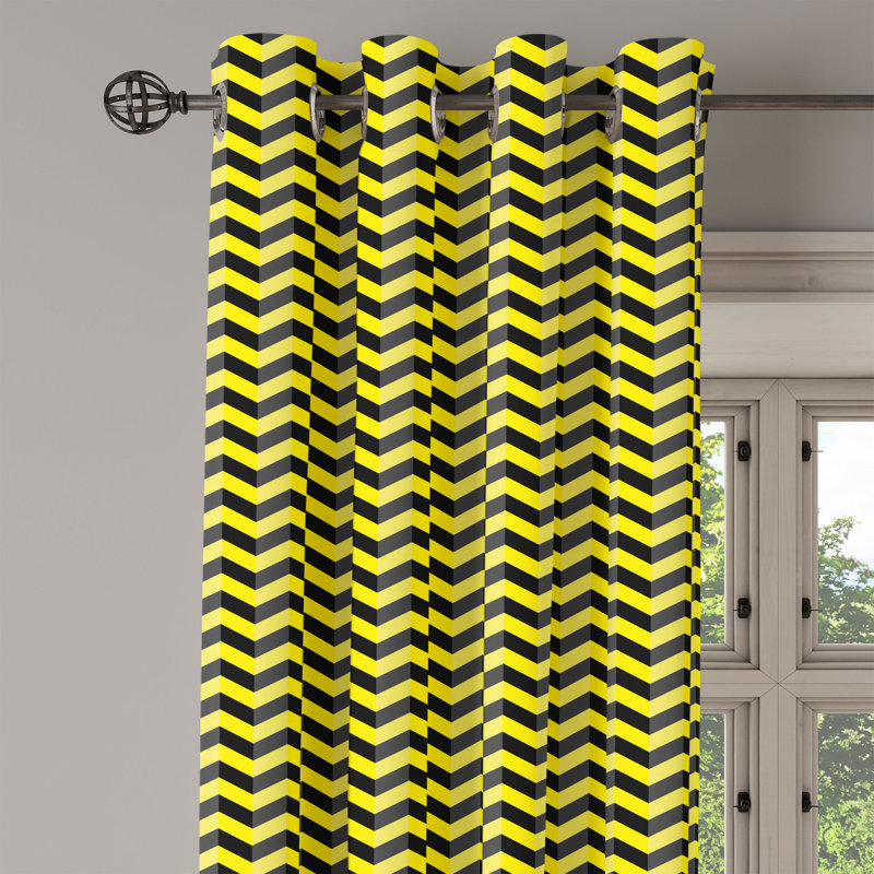 Sateen Blackout Curtains / Drapes Single Panel
