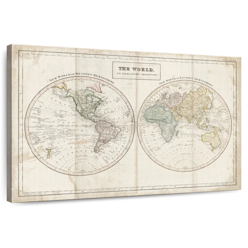 Aliaz Old World Eastern Western Linen I, H 34 po x l 51 po
