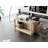 60" Rectangular Solid Wood Veneer Console Table-1448312183
