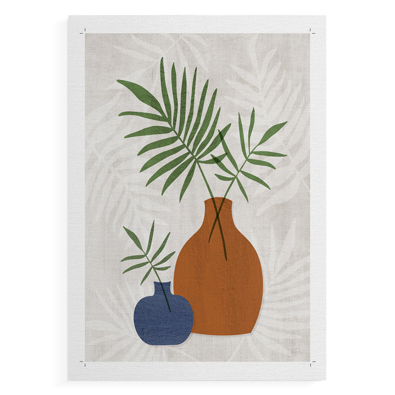 Palm Still Life II - Impression sur toile seulement - NON CADRE, H 12 po x l 8 po