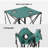 Square Foldable Outdoor Camping Table , 24 " W 22 " D-49609426