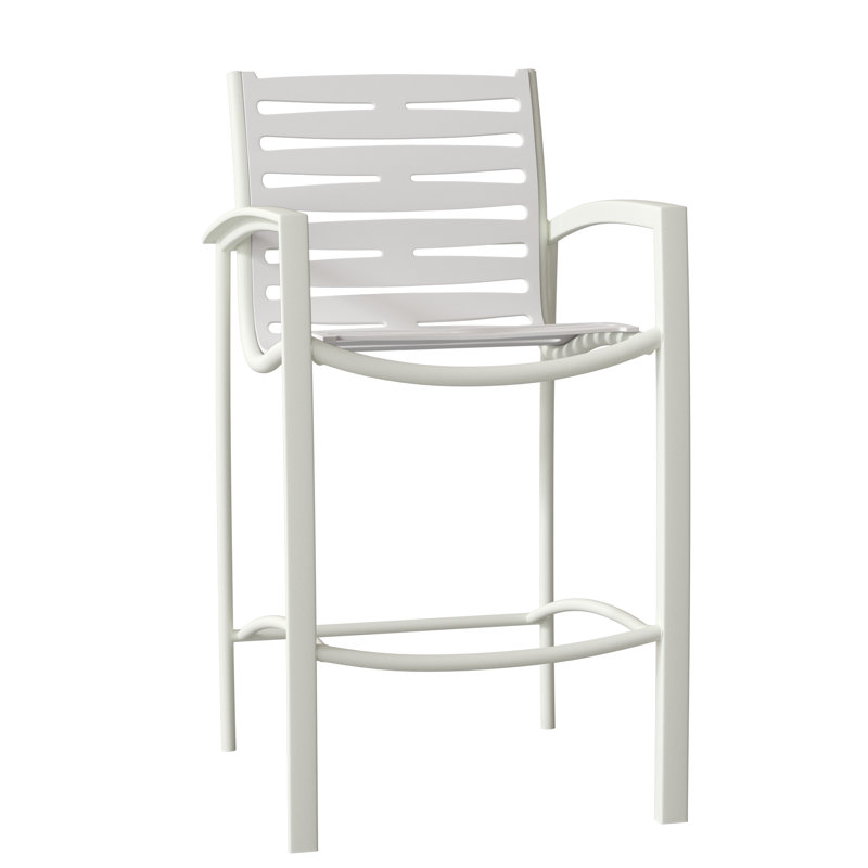 Tabouret de bar 28 po South Beach EZ Span ™, Vinyle parchemin, Coquillage