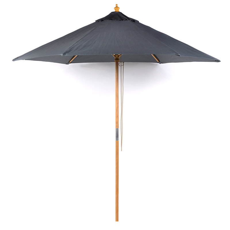 Sasha 635cm Market Parasol, Dark Grey