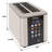 Kenmore 4-slice Digital Long Slot Toaster Touch Control Stainless Steel