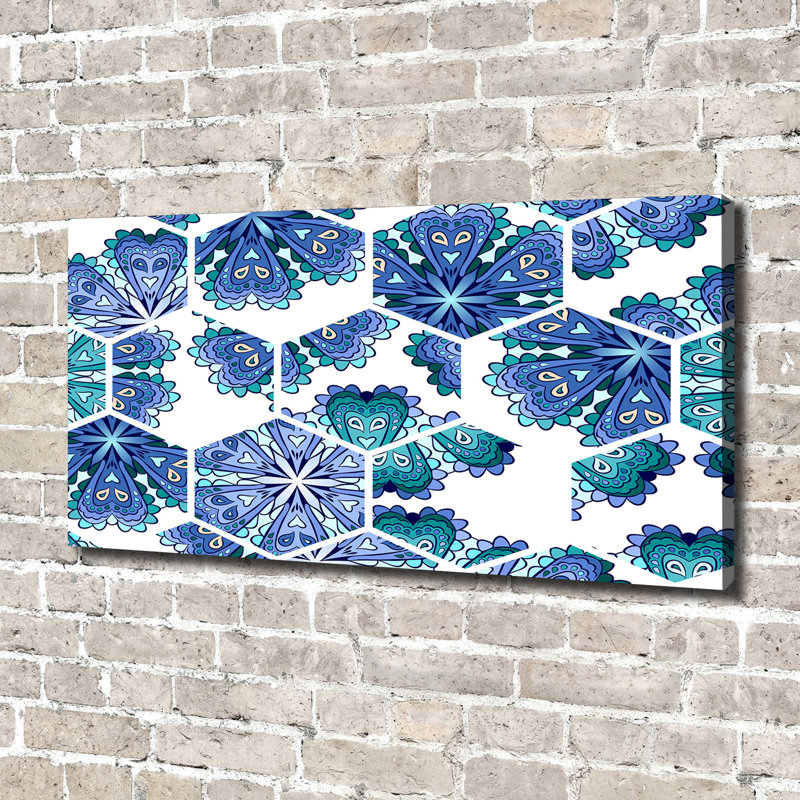 Elements Of The Mandala - No Frame Print on Canvas