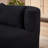 34 inch Upholstered Fabric Armchair, Barrel Chair-1124150356