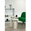 Ensemble de tables d'appoint Modern (3 pièces) crème, 100% panneau de fibres à densité moyenne, hauteur: 18,5 po (grand), 20,5 po (moyen), 18,5 po (petit) | Finition en laque de polyuréthane durable, élégante et fonctionnelle pour le décor du salon et de la chambre à coucher-1942766669
