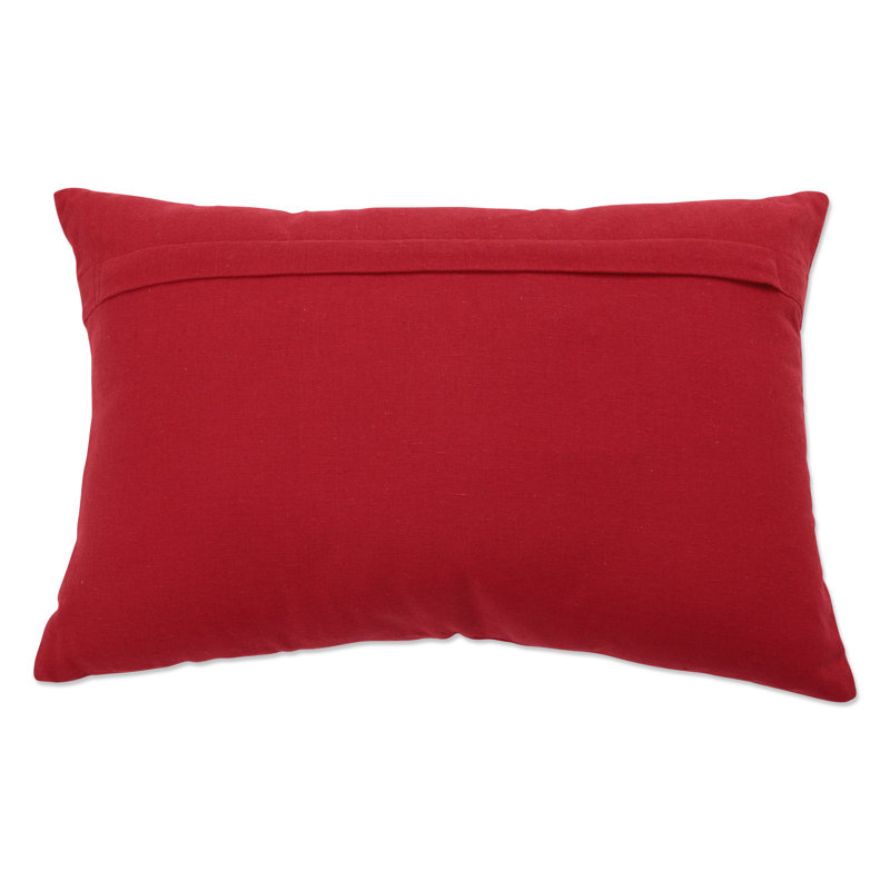 Housse de coussin rectangulaire en polyester 