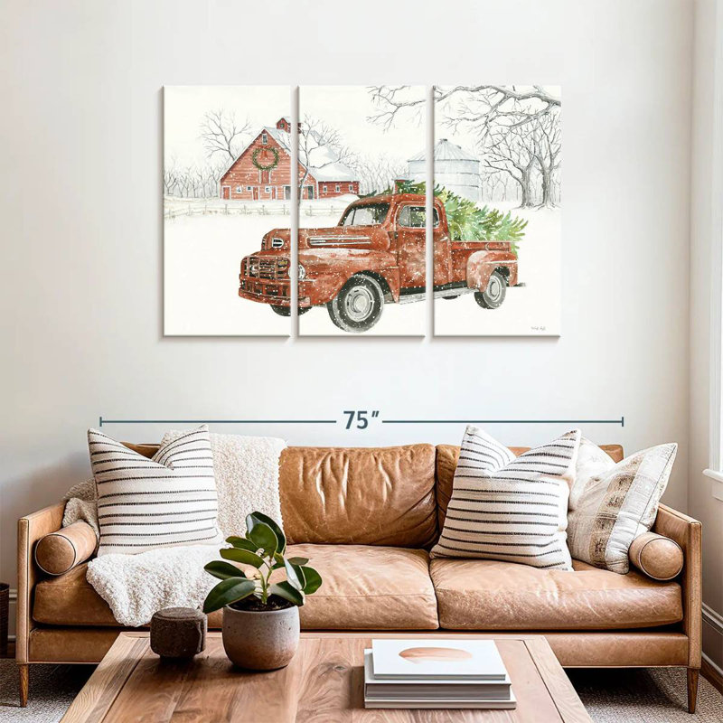 Christmas Barn, 36" H x 57" W