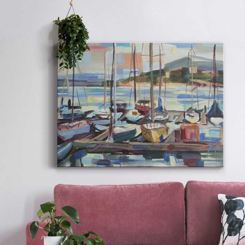 Leschi Evening-Gallery Wrapped Canvas, 8" H x 12" W