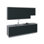 WALLKITCHENS FK-CONT - Cuisine complète moderne en panneau de fibres à densité moyenne l 114 po x P 24 po x H 101 