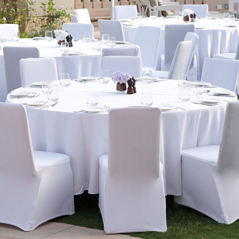 Housse extensible pour chaise, Blanc
