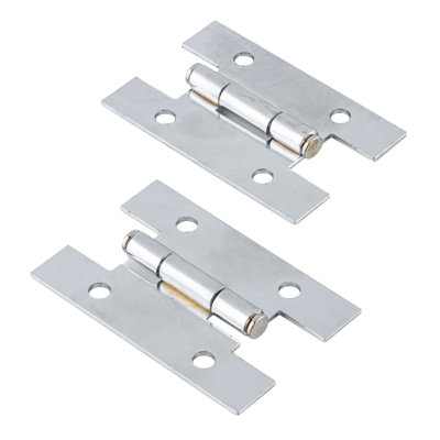 Non Polished Chrome "H" Type Cabinet Door Traditional Hinge