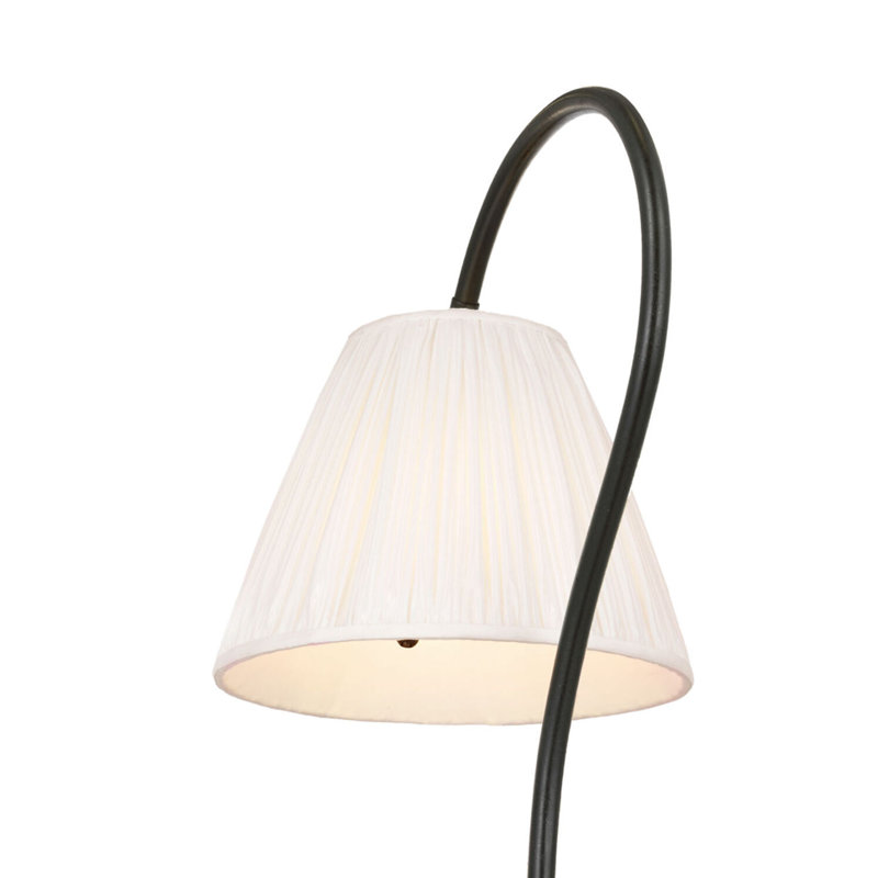 Dume 24" Arched Table Lamp, Aged Iron