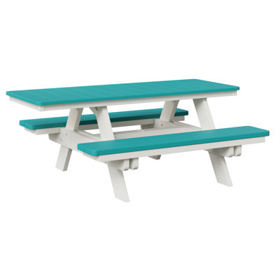 Outdoor Rectangular Picnic Table