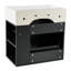Meuble-lavabo mural 21,8 po avec lavabo, tiroir et tablette réglable-300333577