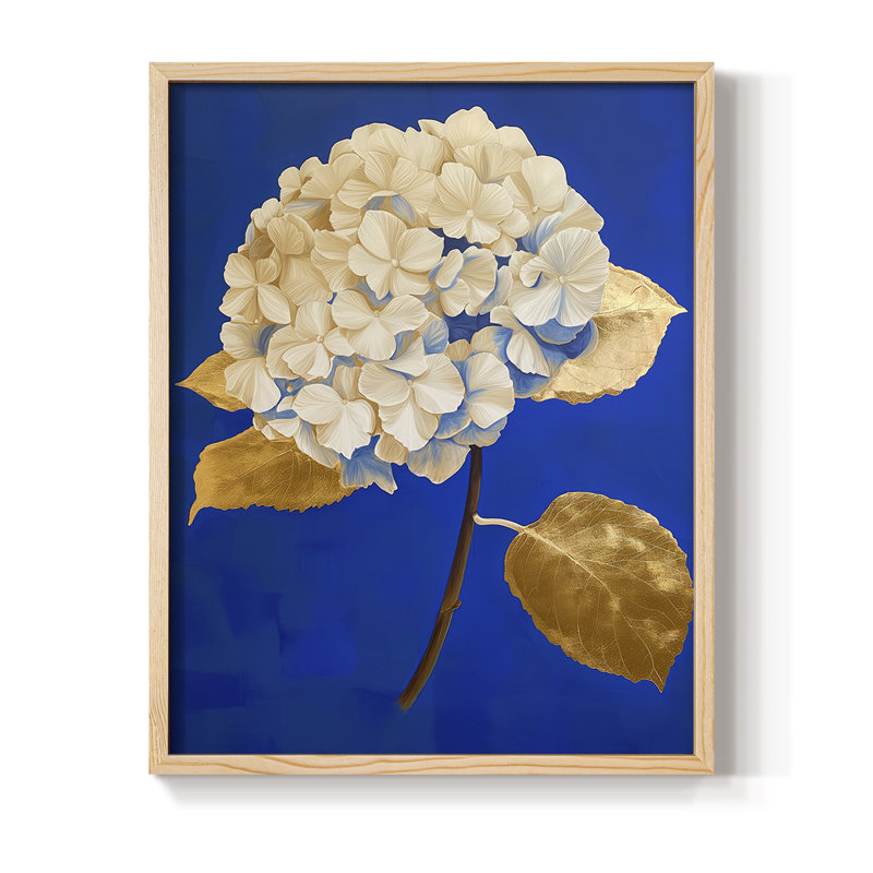 Impression encadrée FLORAL Series XC - bois massif, H 21 po x l 17 po